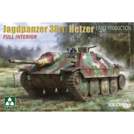 Maquette Jagdpanzer 38(t) Hetzer EARLY PRODUCTION w/FULL INTERIOR
