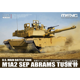 Maquette U.S. Main Battle Tank M1A2 SEP Abrams TUSK II