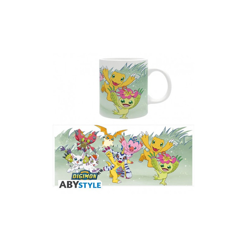 DIGIMON - Mug - 320 ml - "Départ" - subli 