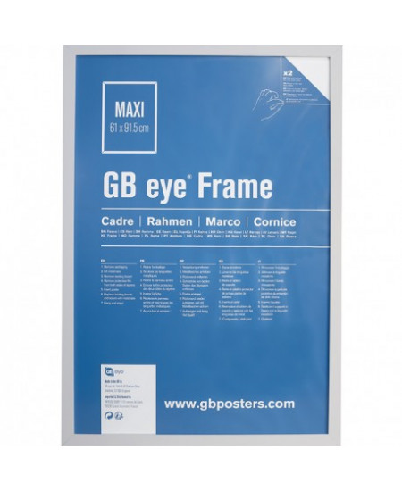 GBEYE - Cadre MDF Blanc - Maxi - 61 x 91.5 cm 