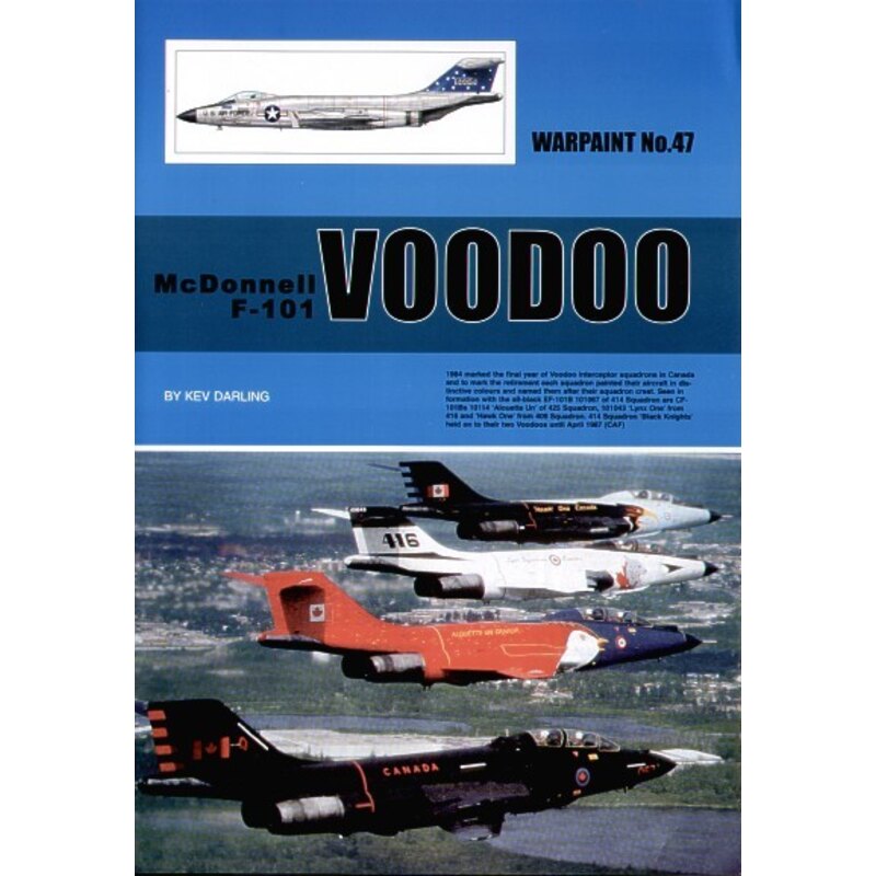 Livre McDonnell F-101 Voodoo By Kev Darling (Hall Park Books Limited)