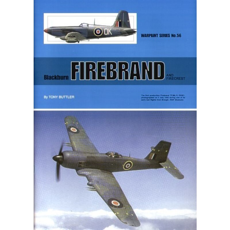 Livre Blackburn Firebrand and Firecrest by Tony Butler (Hall Park Books Limited)