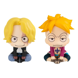 One Piece Look Up Sabo & Marco11 cm