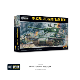 Extension et figurine pour jeux de figurines M4A3E8 Sherman Easy Eight