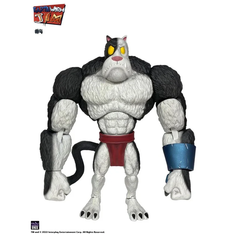 Earthworm Jim Figure Wave 1: Bob the Killer Goldfish & 4 15 cm