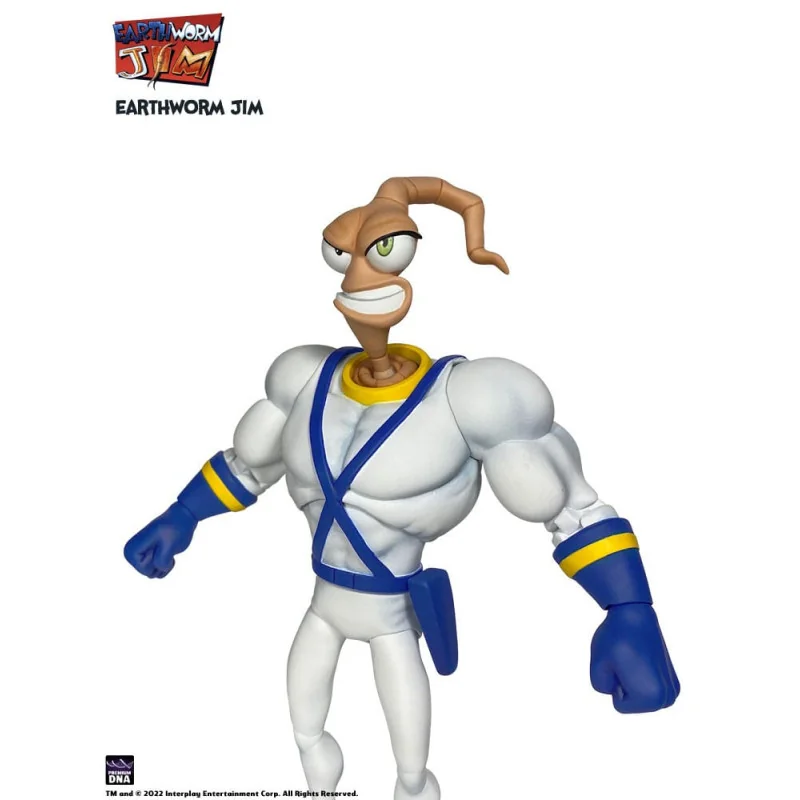 Earthworm Jim accessoires Wave 1: Worm Body & Jim Heads Accessory Pack