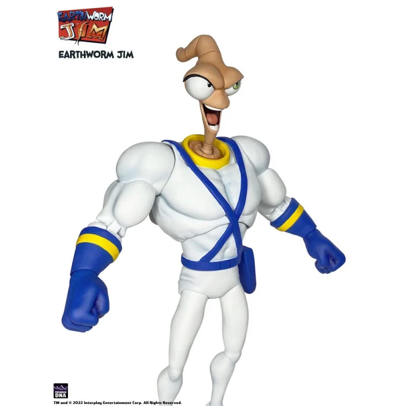 Earthworm Jim accessoires Wave 1: Worm Body & Jim Heads Accessory Pack