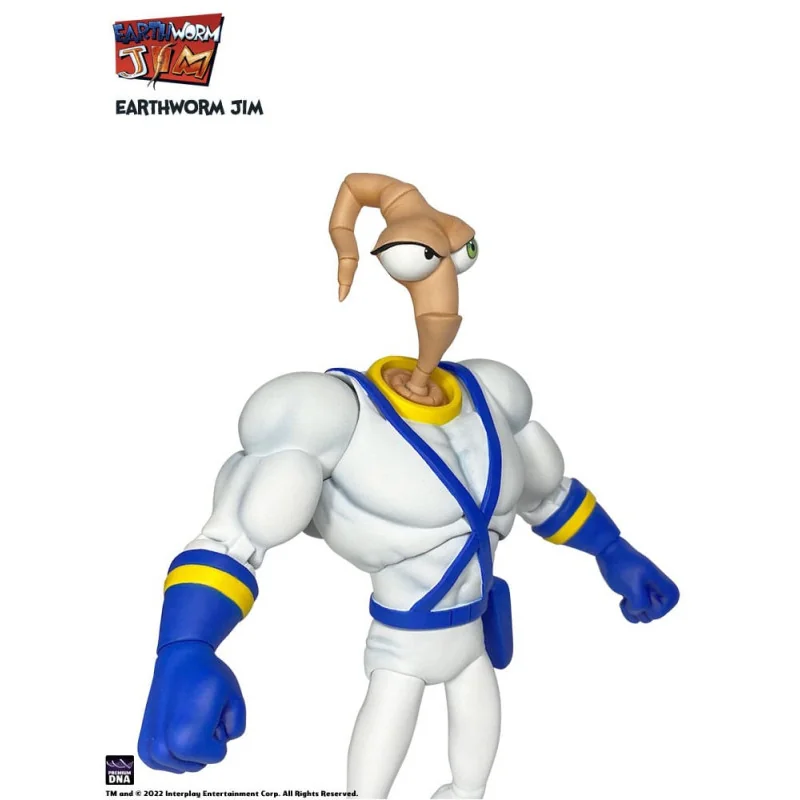 Earthworm Jim accessoires Wave 1: Worm Body & Jim Heads Accessory Pack