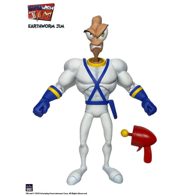 Earthworm Jim accessoires Wave 1: Worm Body & Jim Heads Accessory Pack