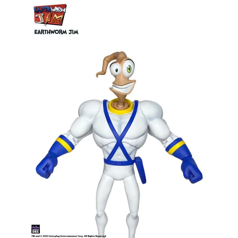 Earthworm Jim accessoires Wave 1: Worm Body & Jim Heads Accessory Pack