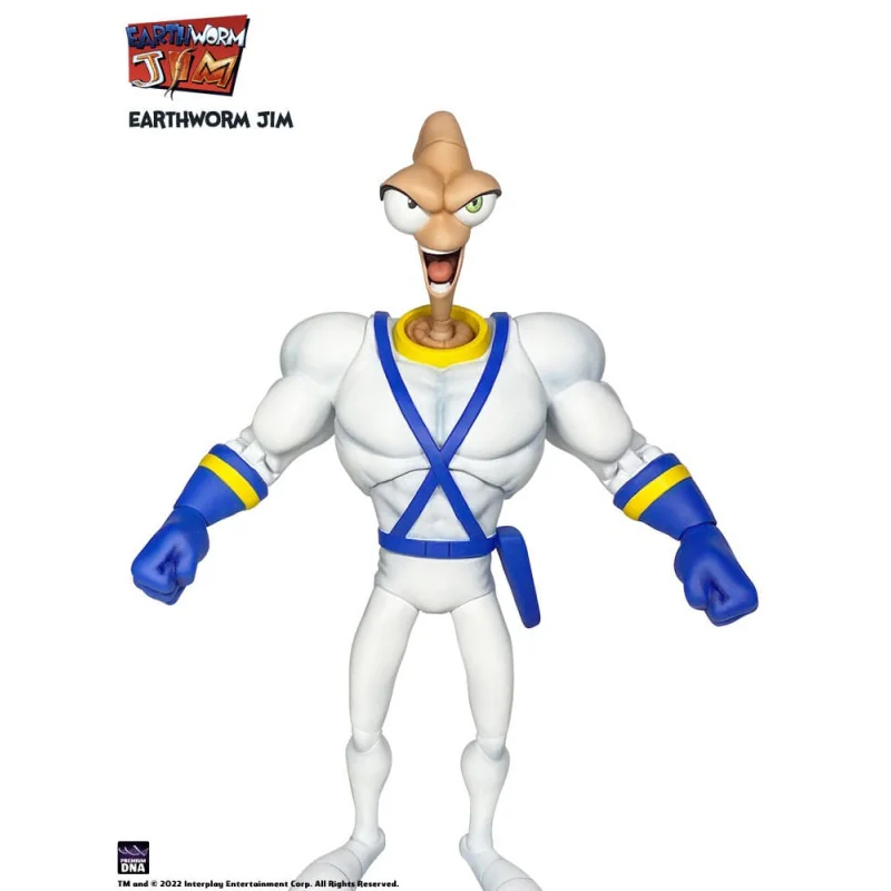 Earthworm Jim accessoires Wave 1: Worm Body & Jim Heads Accessory Pack