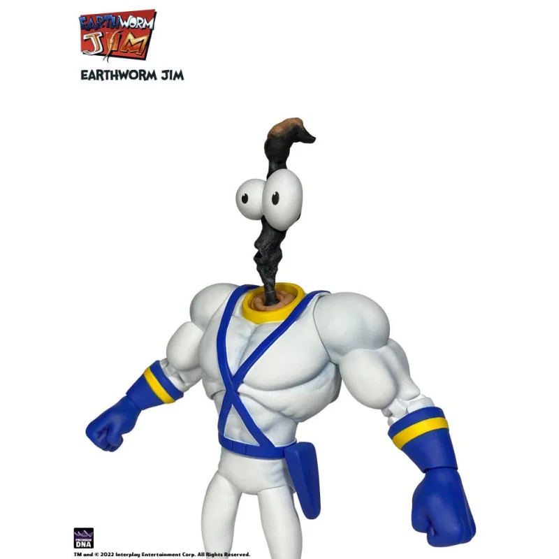 Earthworm Jim accessoires Wave 1: Worm Body & Jim Heads Accessory Pack