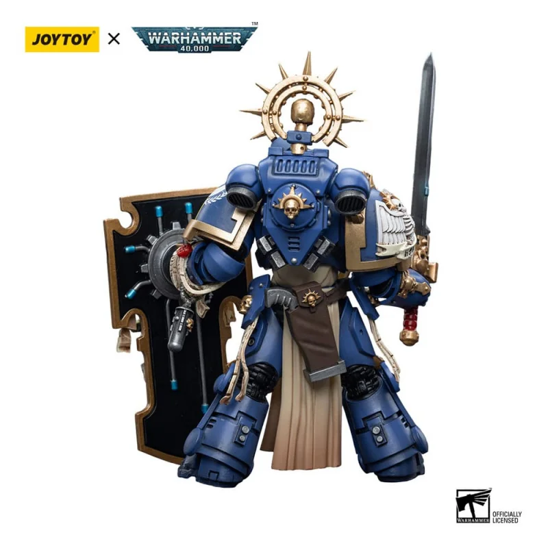 Warhammer 40k Figure 1/18 Ultramarines Primaris Captain with Relic Shield and Power Sword 12 cm