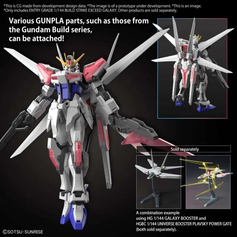 Gundam Seed EG Build Strike Exceed Galaxy 1/144