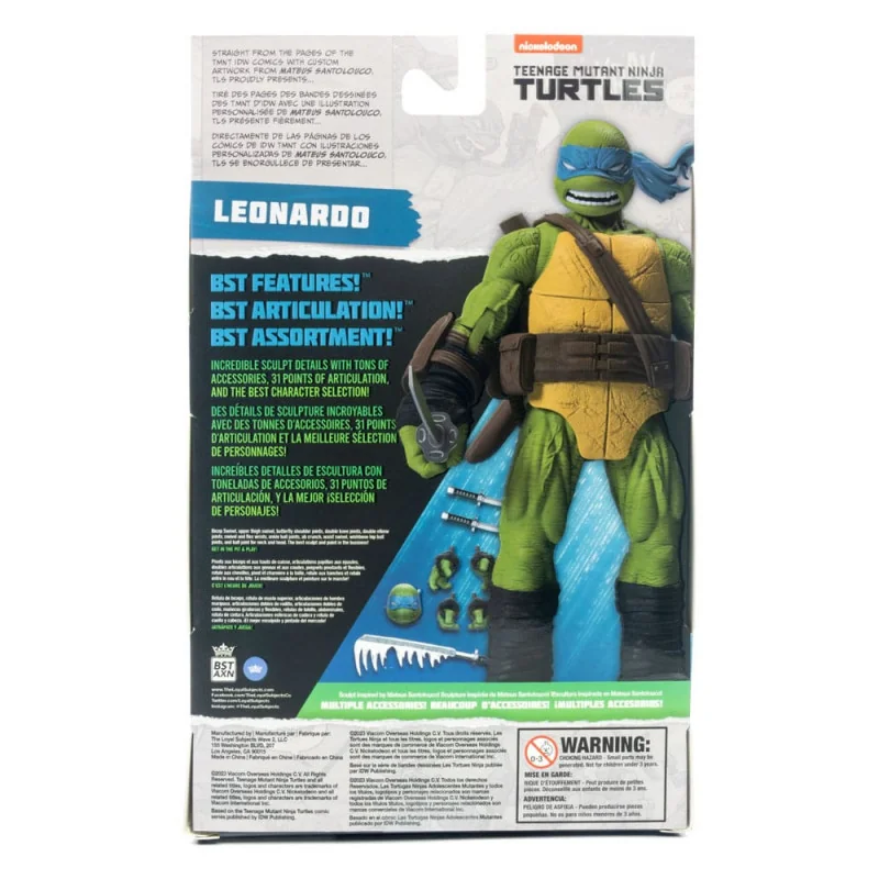 Tortues Ninja assortiment figurines Classic Turtle 10 cm