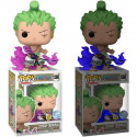 ONE PIECE - FUNKO POP [Exclusive] - RORONOA ZORO & ENMA (Luminiscent dans le noir) [1288]