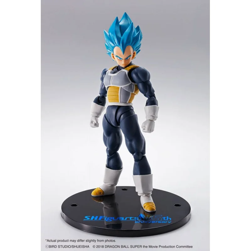 Dragon Ball Super S.H. Figuarts Vegeta Super Saiyan Blue (15th Anniversary Version) 14 cm