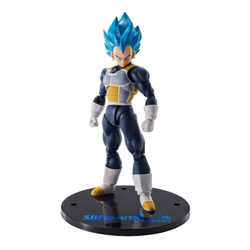 Dragon Ball Super S.H. Figuarts Vegeta Super Saiyan Blue (15th Anniversary Version) 14 cm