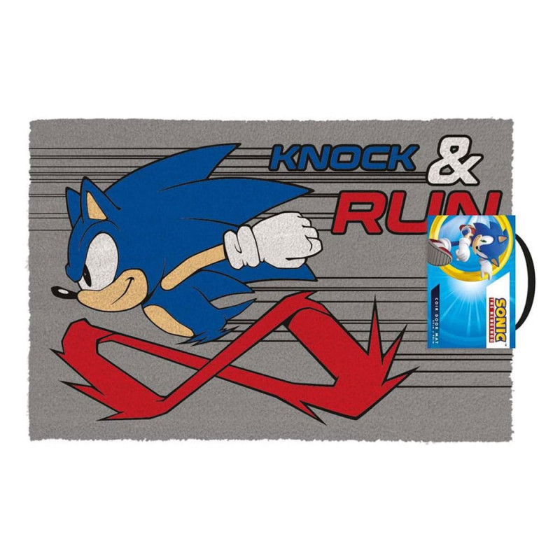 Sonic The Hedgehog paillasson Knock And Run 40 x 60 cm