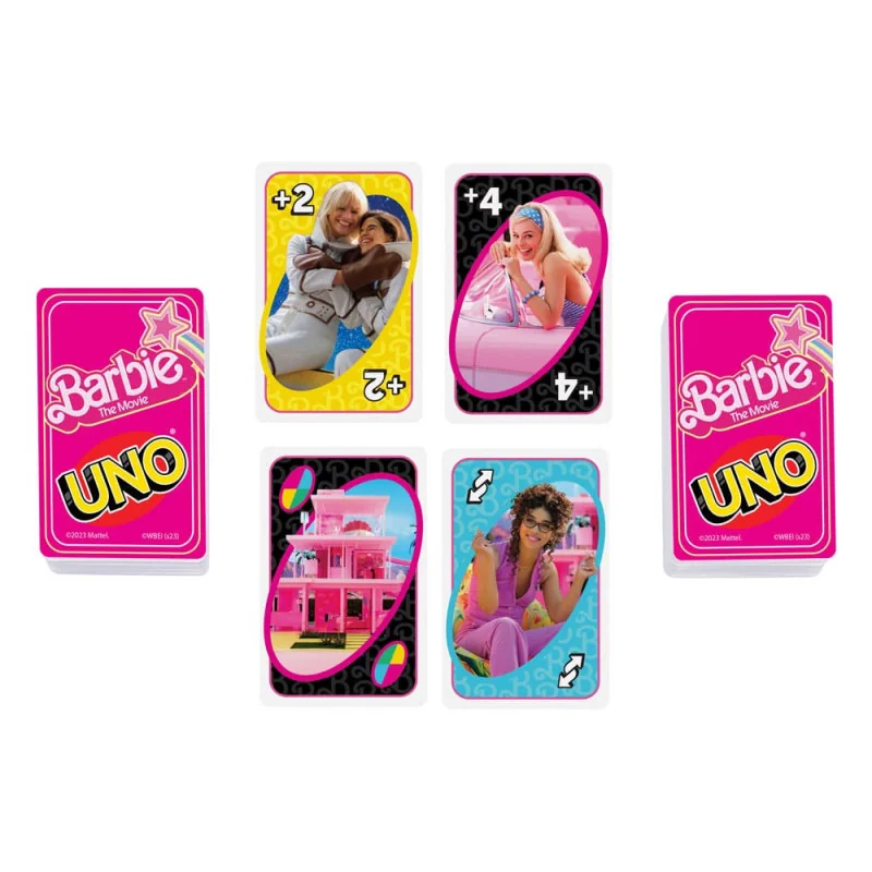 Barbie The Movie jeu de cartes UNO Cartes a jouer