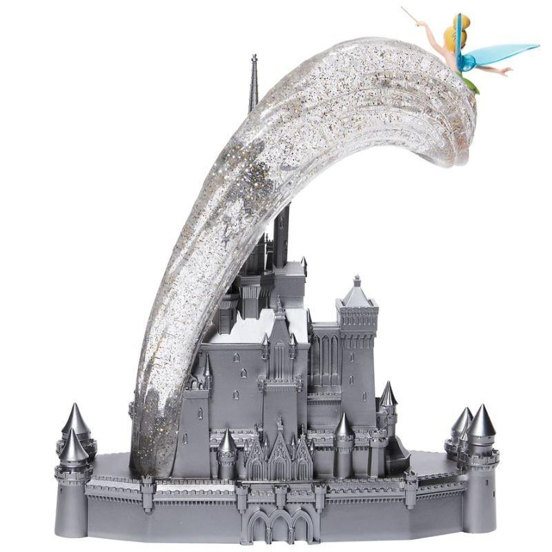 DISNEY 100 ANS - Château Disney +Fée Clochette - figure Enesco 30 cm