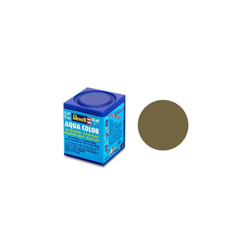 Peinture Acrylique Aqua Kaki Mat - 18ml 86