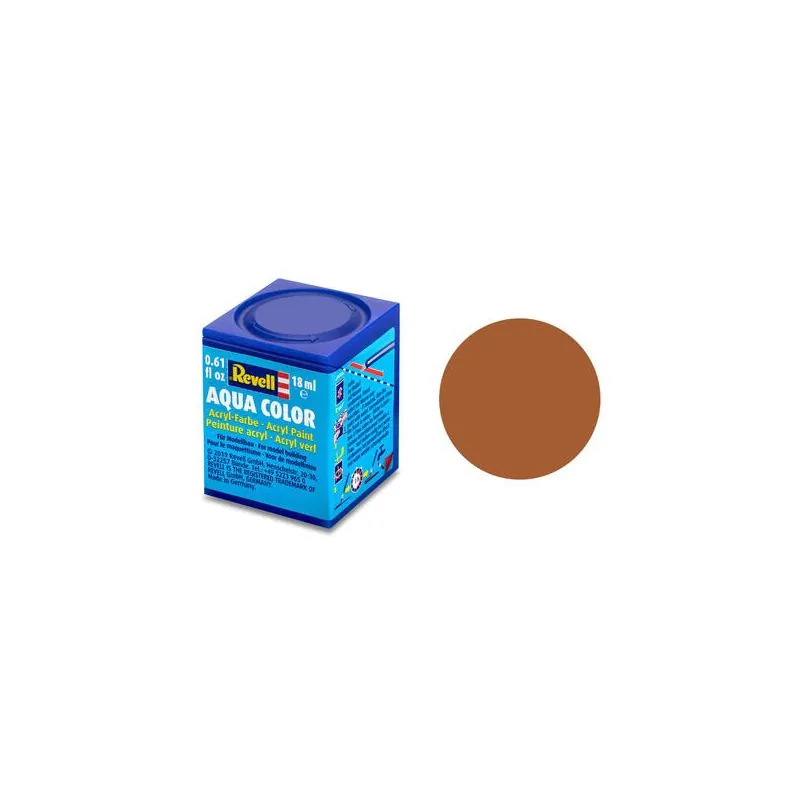 Peinture Acrylique Aqua Brun Mat - 18ml 85