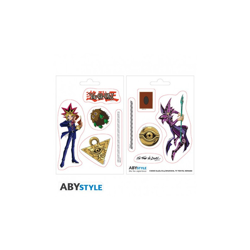 YU-GI-OH! - Stickers - 16x11cm/ 2 planches - Yugi & Dark Magician