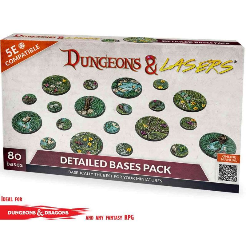 Dungeons & lasers - detailed bases pack