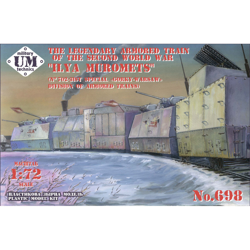 Ilya Muromets' the legendary armored train of the second WWII (UMT No.698)Length