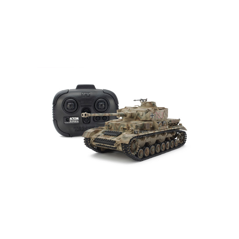Char rc Tamiya Panzer IV Ausf.J chez 1001hobbies (Réf.48218)
