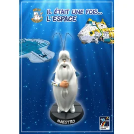 Maestro Statue Resine 29cm Il etait une fois l'espace - Edition Costume Bleu 100Ex