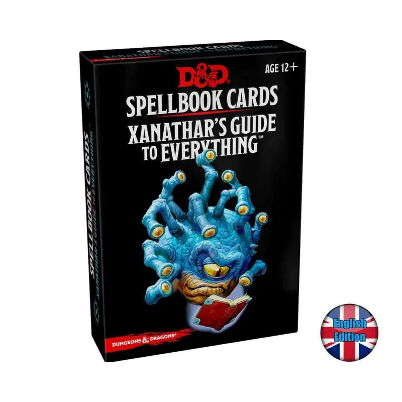 Dungeons & dragons spellbook cards - xanathar´s guide to everything - english