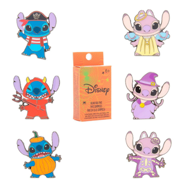 Pin's Funko Pop! Pins: Disney - Stitch & Angel Halloween Blind