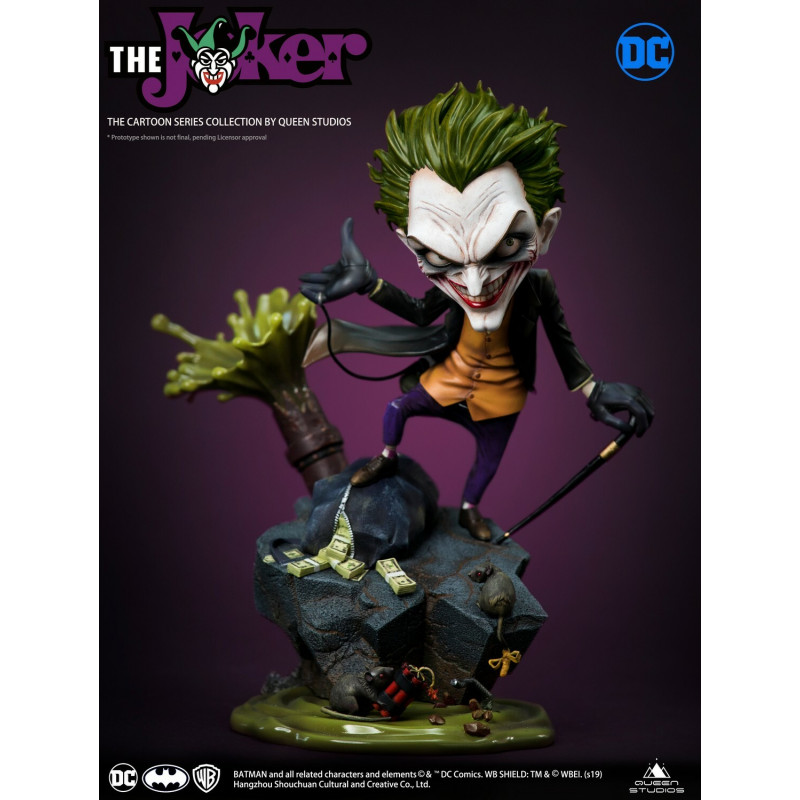 DC Comics: Cartoon Joker Statue