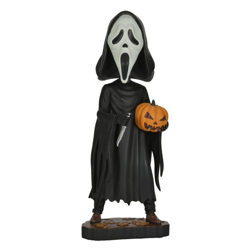 Scream Head Knocker Ghost Face with Pumpkin 20 cm