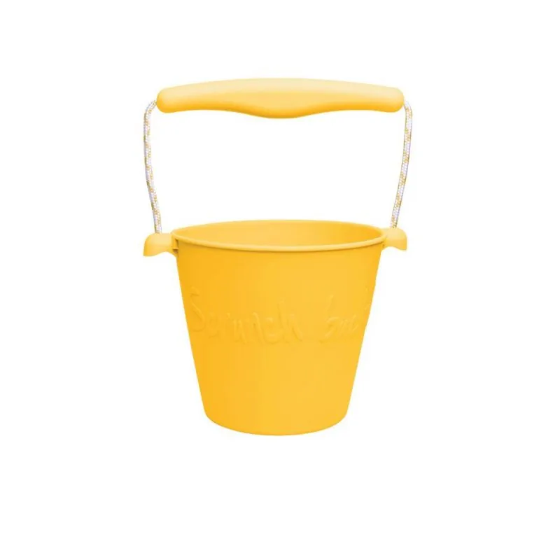 Scrunch: SEAU jaune pastel diam.15cm