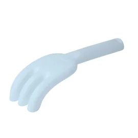 Scrunch: RÂTEAU oeuf de canard bleu 20cm, en PP, recyclable, 12m+