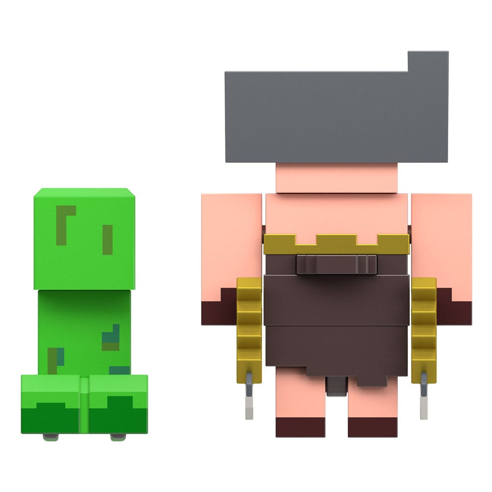 Minecraft Legends Piglin Figurine articulée avec fonctions d'attaque e