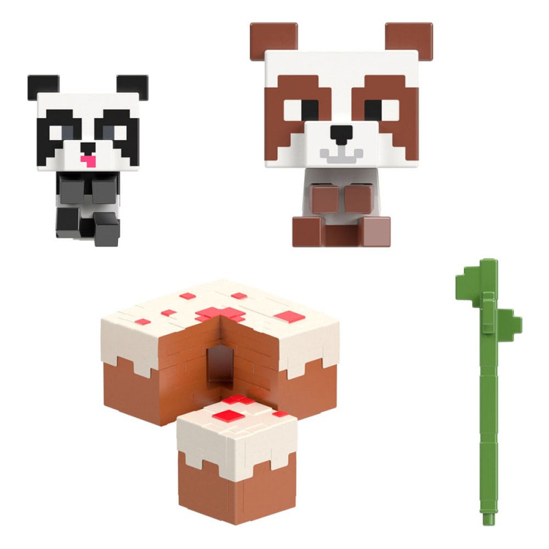 Minecraft playset Mob Head Minis La maison du Panda