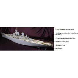 Maquette bateau USS IOWA DELUXE PACK