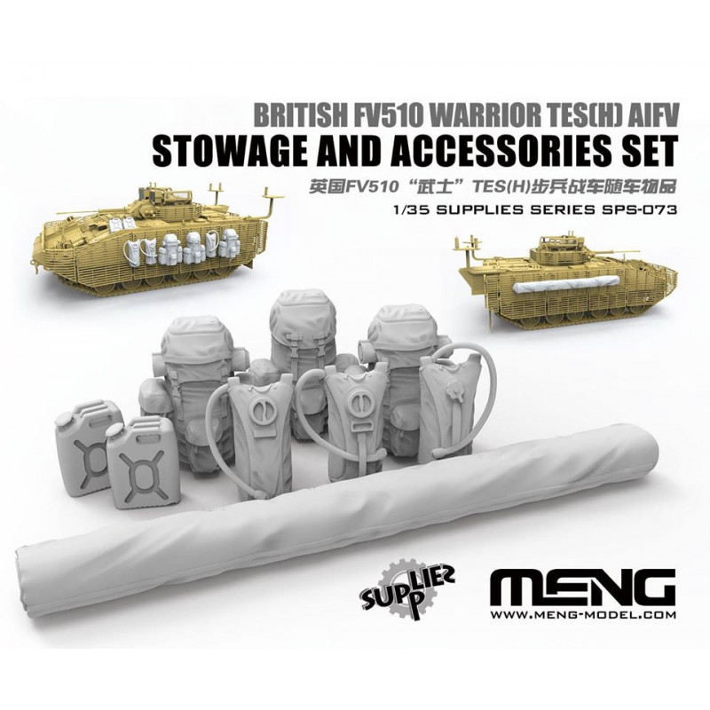 BRITISH FV510 WARRIOR TES AIFV STOWAGE AND ACCESSORIES SET