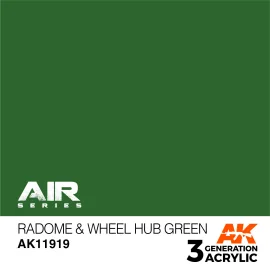 3RD GENERATION - RADOME AND WHEEL HUB GREEN