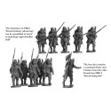 Figurines historiques Perry Miniatures: 28mm; Franco-Prussian War French Infantry advancing (38 figures)