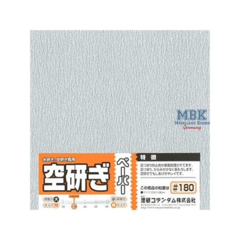 Dry Paper 180 O9B (sandpaper)