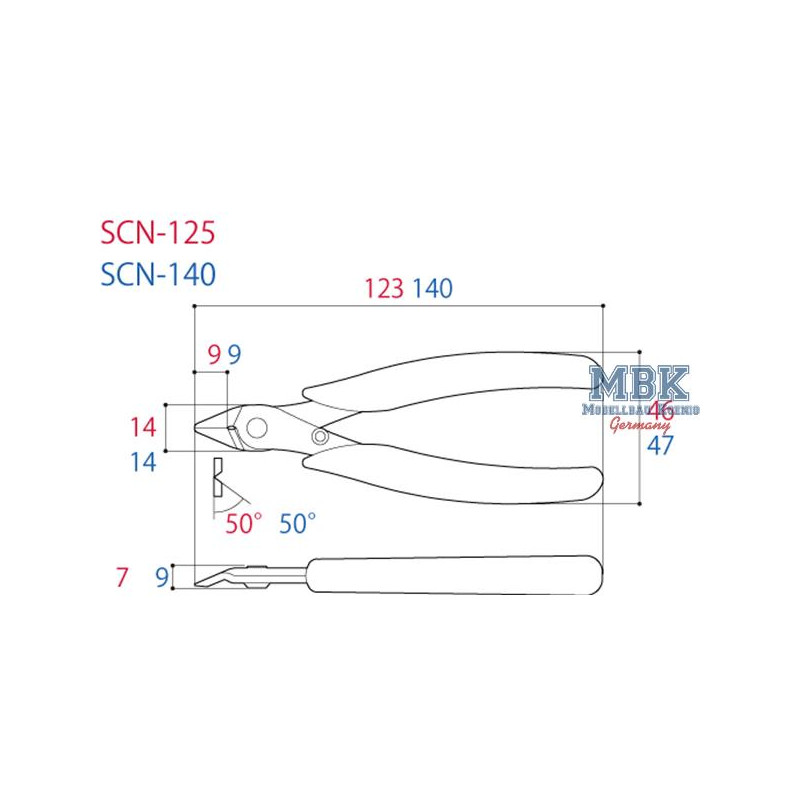 Stainless Nipper SCN125 (side cutters)