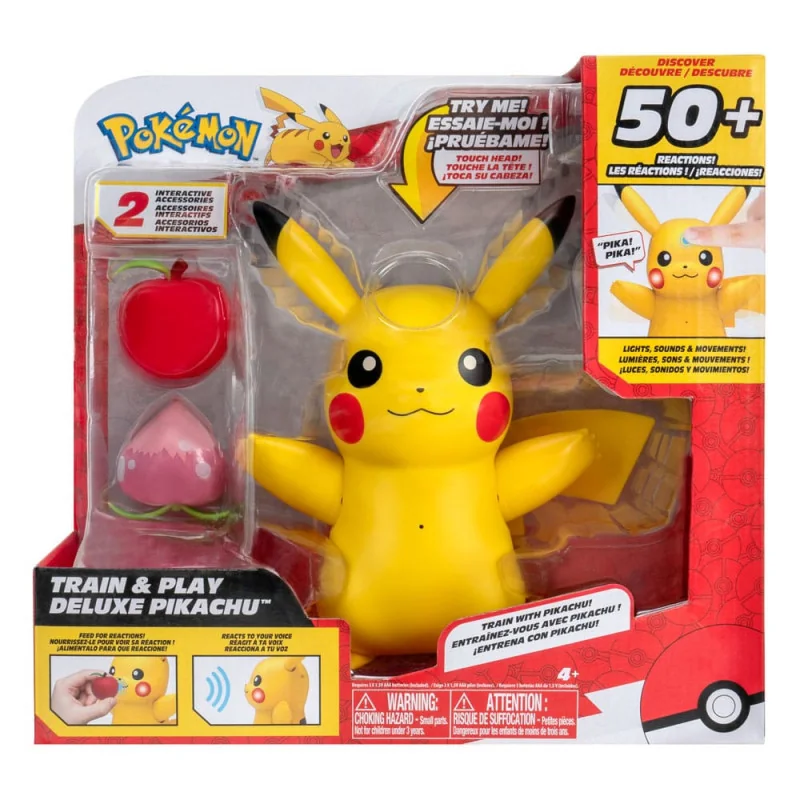 Pokémon figurine interactive Deluxe My Partner Pikachu 11 cm