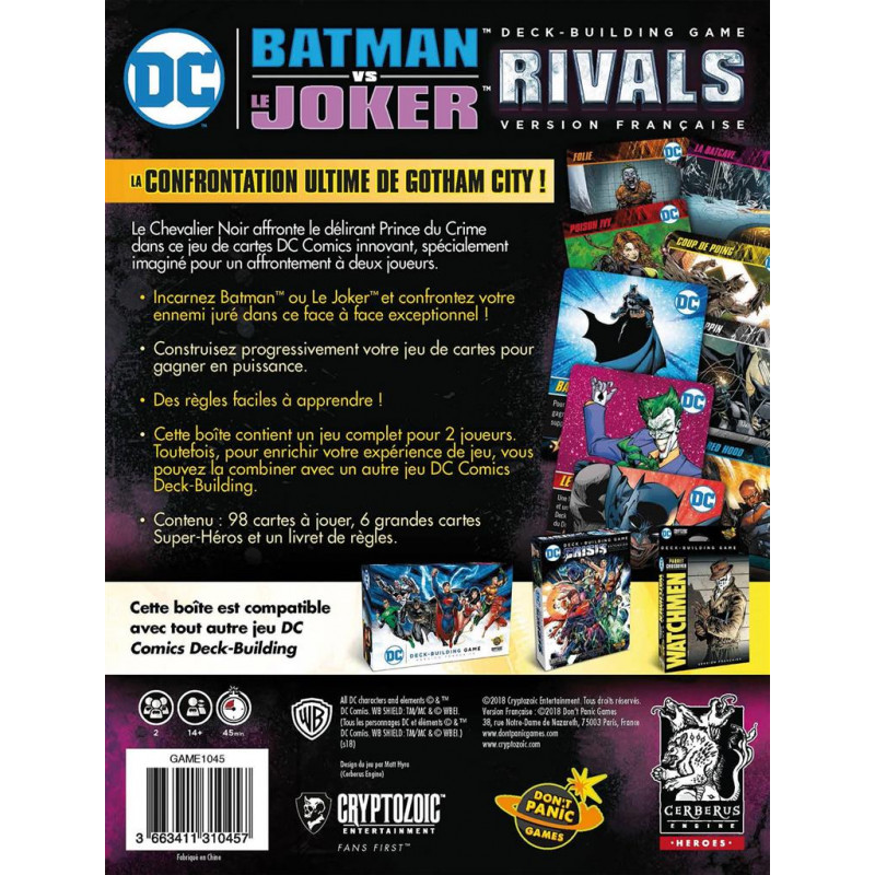 DC Comics Deck-Building : Batman vs Joker