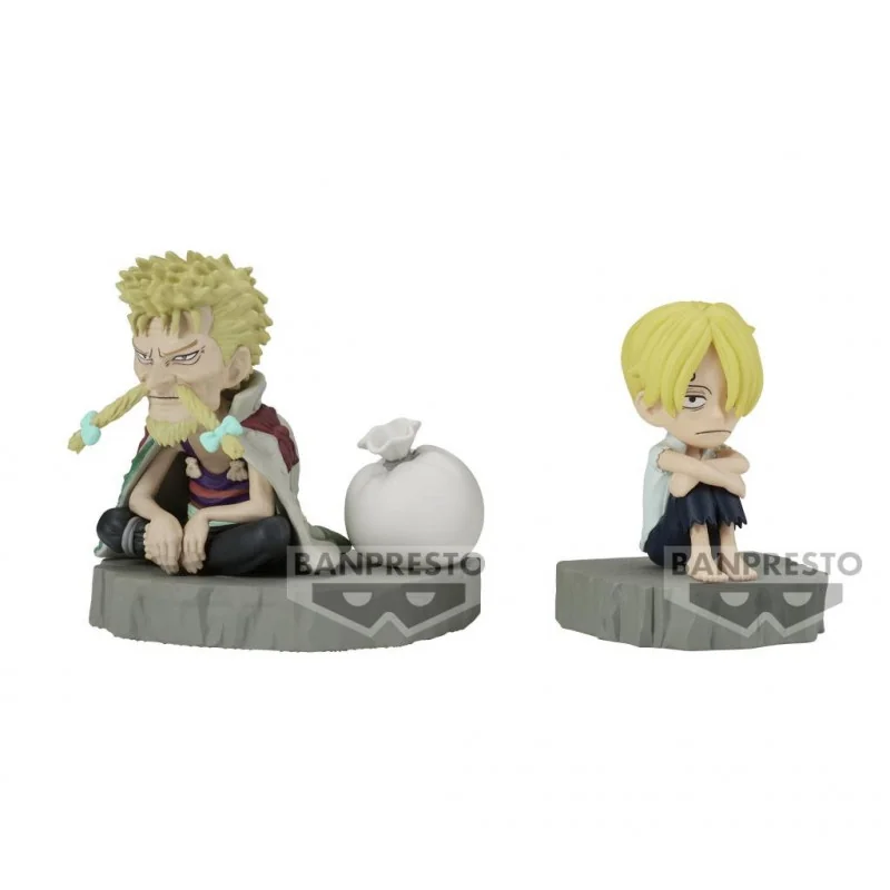 ONE PIECE - Sanji & Zeff - Figurine WCF-Log Stories 6cm