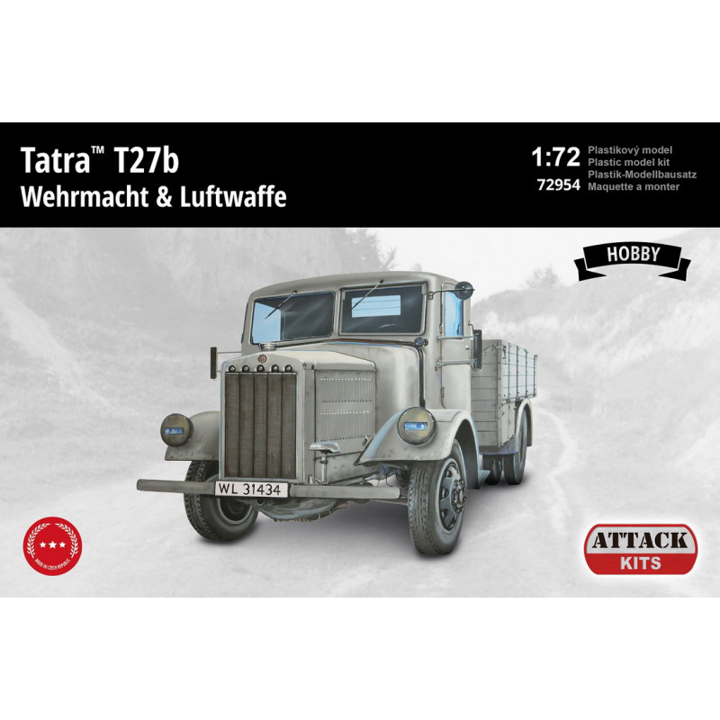 Tatra T27b Wehrmacht & Luftwaffe (Hobby Line) Hobby Line, plastic parts only